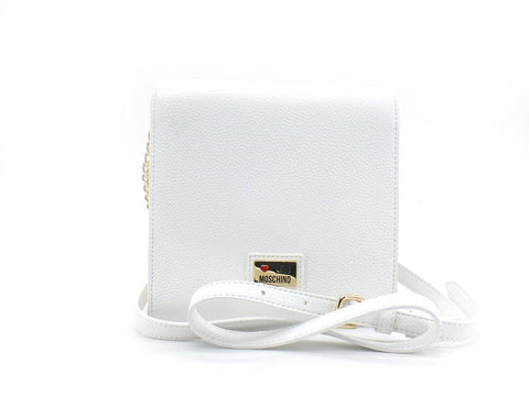 LOVE MOSCHINO Borsa Shoulder Bag Tracolla Logo Cuore Bianco JC4381PP0EKM0100 - Sandrini Calzature e Abbigliamento