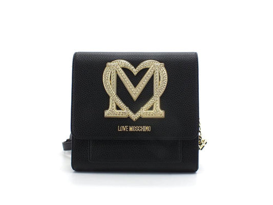 LOVE MOSCHINO Borsa Shoulder Bag Tracolla Logo Cuore Nero JC4381PP0EKM0000 - Sandrini Calzature e Abbigliamento