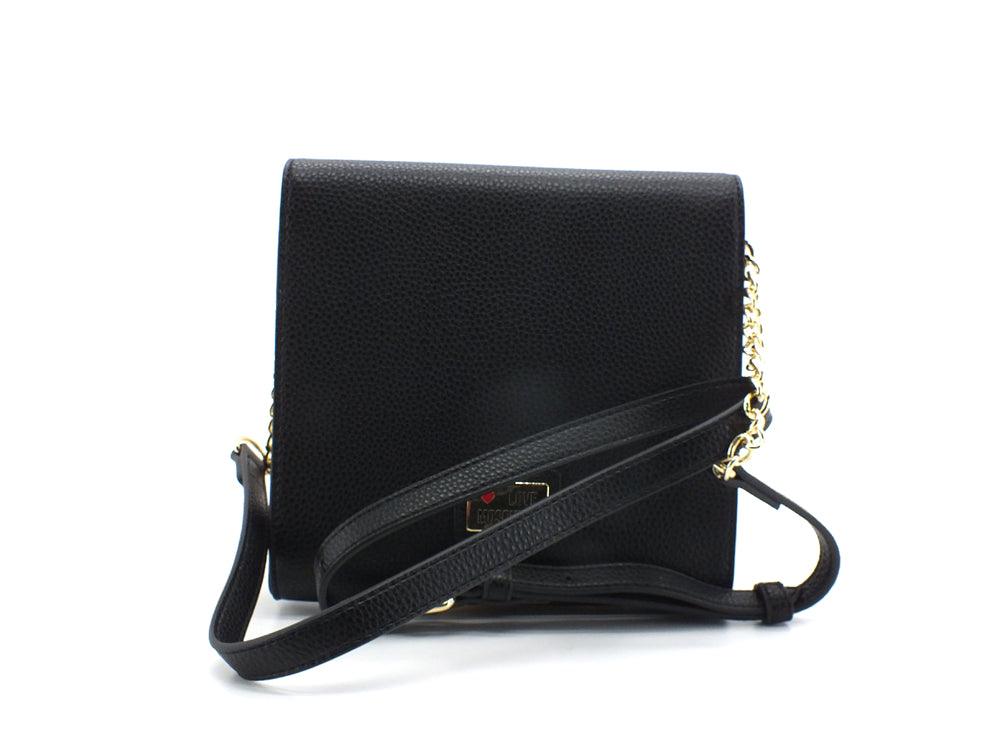LOVE MOSCHINO Borsa Shoulder Bag Tracolla Logo Cuore Nero JC4381PP0EKM0000 - Sandrini Calzature e Abbigliamento