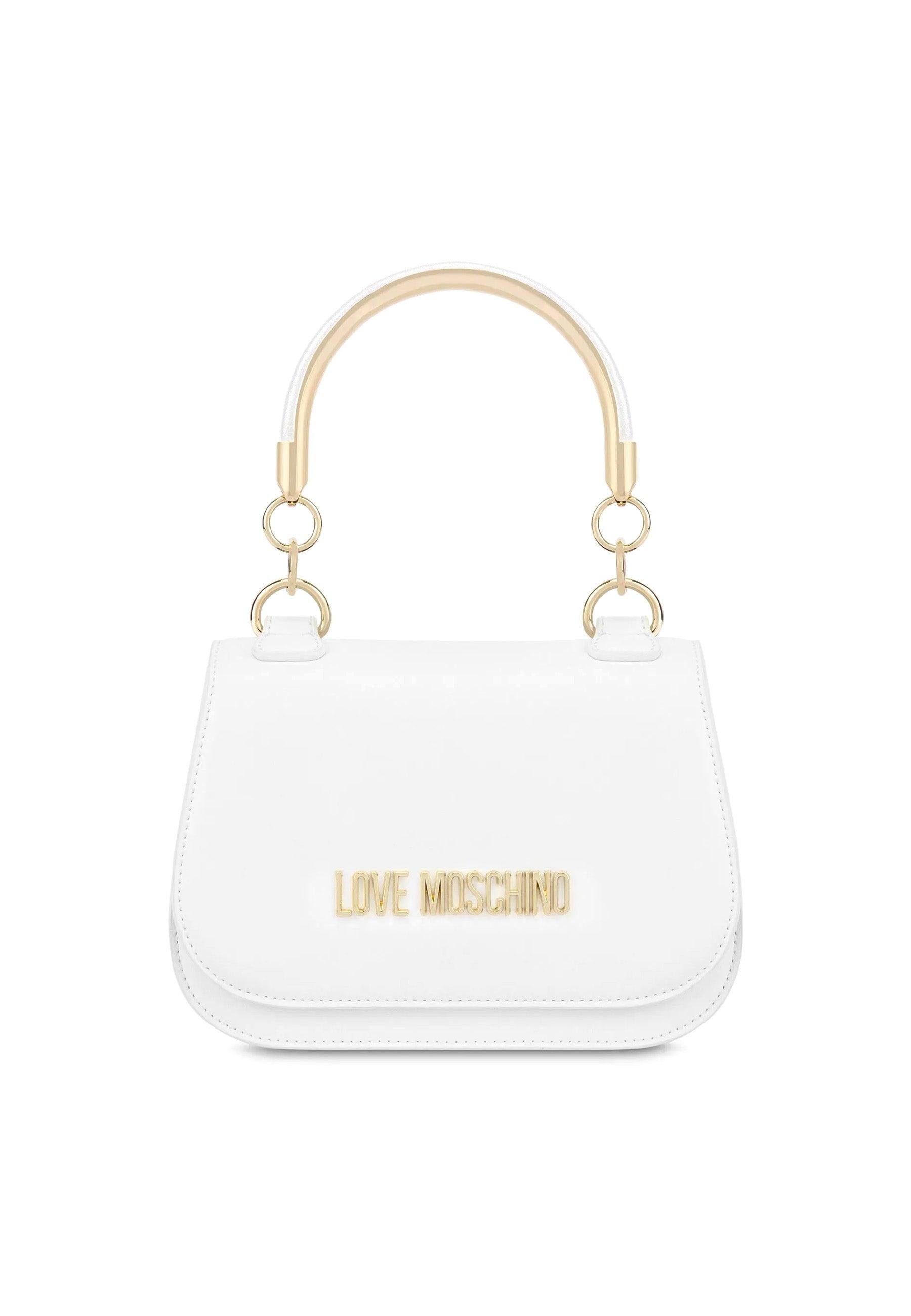 LOVE MOSCHINO Borsa Shoulder Bianco JC4286PP0GKF0100 - Sandrini Calzature e Abbigliamento