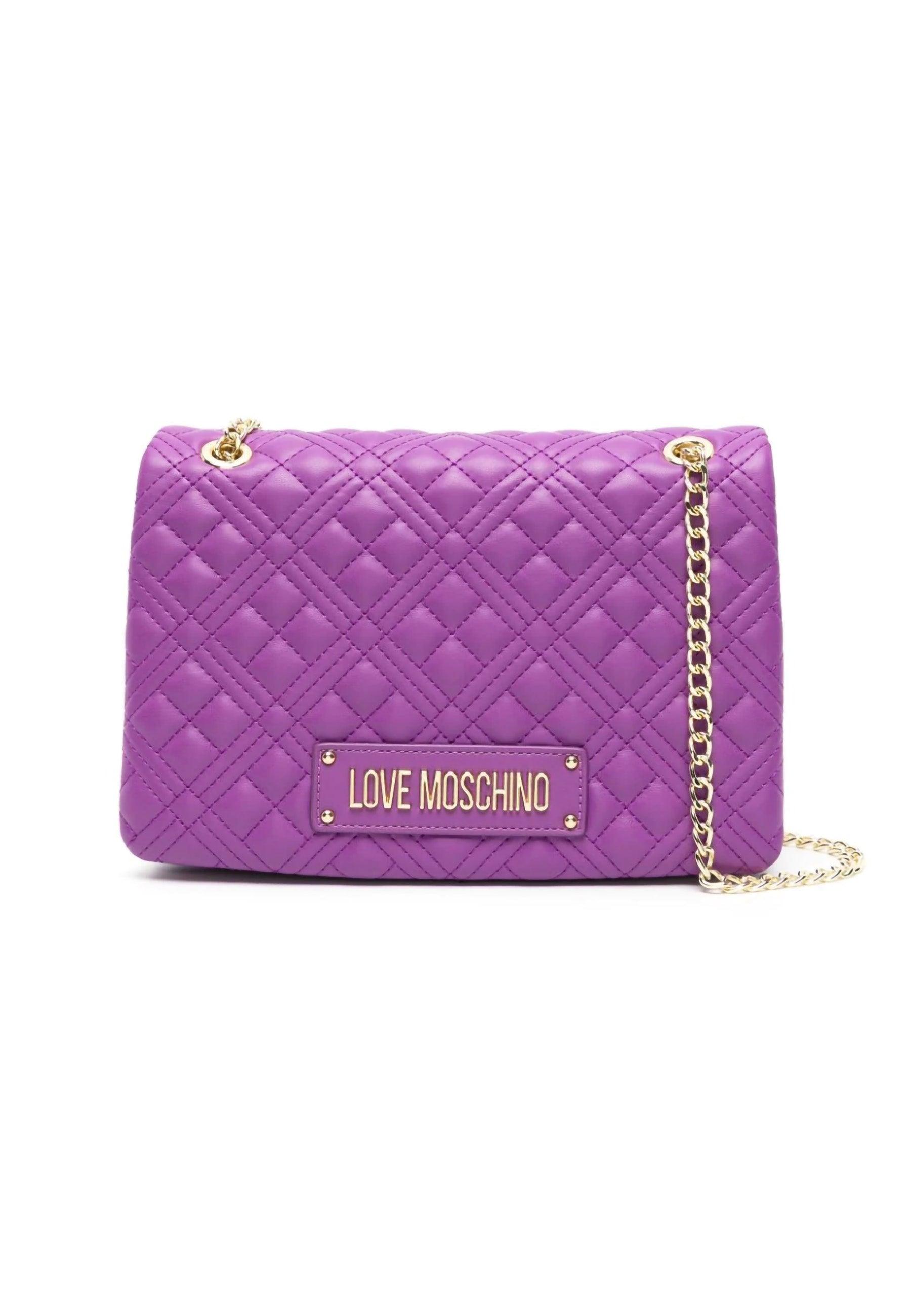 LOVE MOSCHINO Borsa Shoulder Donna Viola JC4014PP1ILA0650 - Sandrini Calzature e Abbigliamento