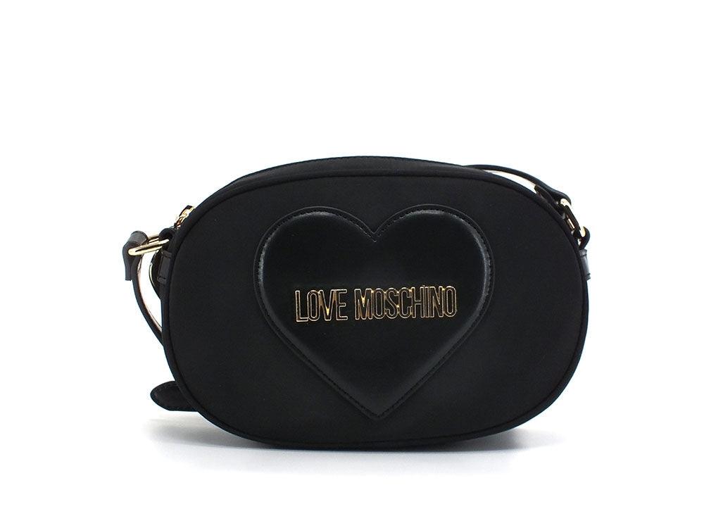 LOVE MOSCHINO Borsa Tonda Tracolla Logo Nero JC4333PP0EKD100A - Sandrini Calzature e Abbigliamento