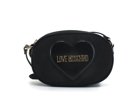 LOVE MOSCHINO Borsa Tonda Tracolla Logo Nero JC4333PP0EKD100A - Sandrini Calzature e Abbigliamento