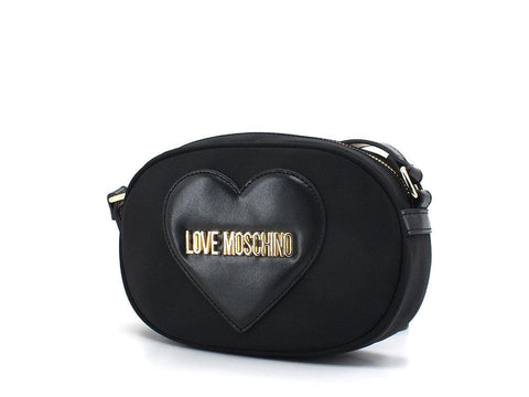 LOVE MOSCHINO Borsa Tonda Tracolla Logo Nero JC4333PP0EKD100A - Sandrini Calzature e Abbigliamento