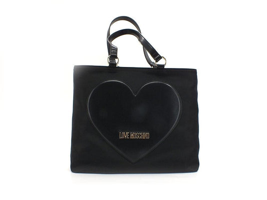 LOVE MOSCHINO Borsa Tote 2 Cuore Nero JC4330PP0EKD100A - Sandrini Calzature e Abbigliamento