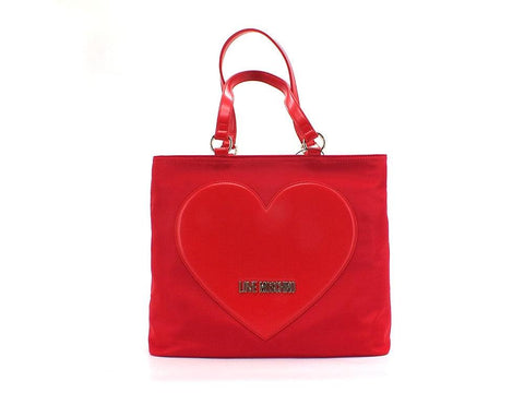 LOVE MOSCHINO Borsa Tote 2 Cuore Rosso JC4330PP0EKD150A - Sandrini Calzature e Abbigliamento
