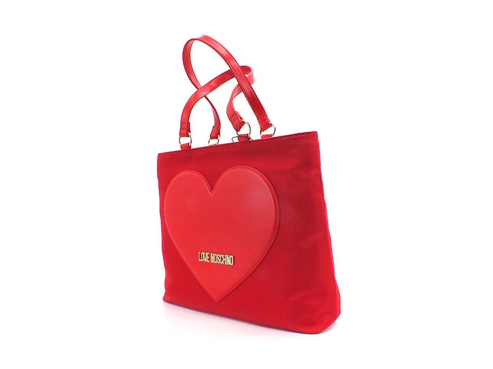 LOVE MOSCHINO Borsa Tote 2 Cuore Rosso JC4330PP0EKD150A - Sandrini Calzature e Abbigliamento