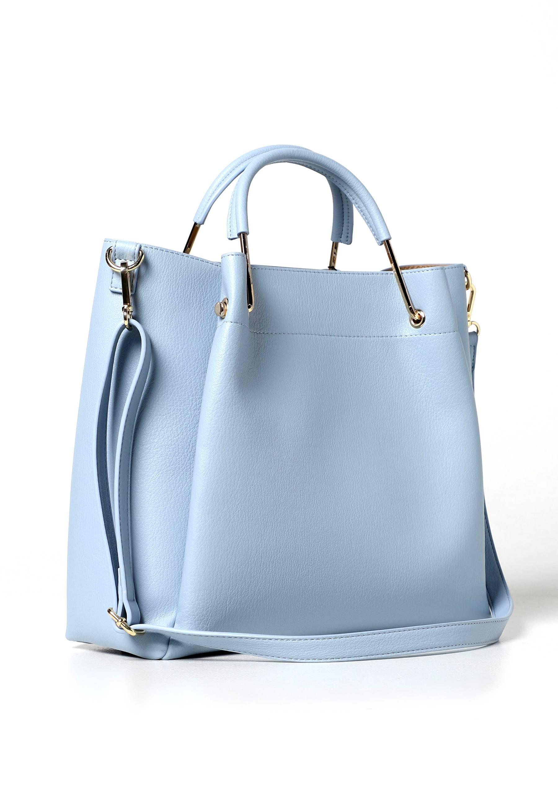 LOVE MOSCHINO Borsa Tote Con Pochette Azzurro JC4136PP1GLW0700 - Sandrini Calzature e Abbigliamento