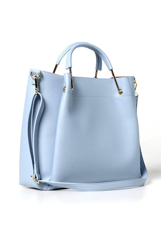 LOVE MOSCHINO Borsa Tote Con Pochette Azzurro JC4136PP1GLW0700 - Sandrini Calzature e Abbigliamento