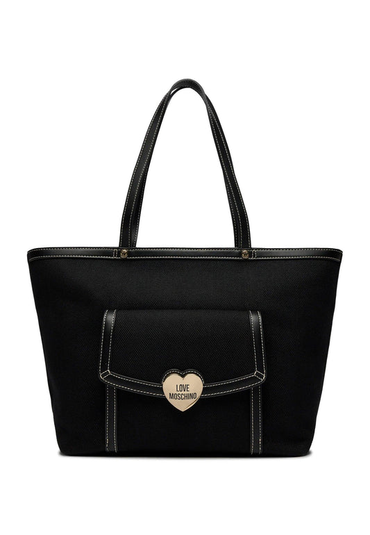 LOVE MOSCHINO Borsa Tote Donna Nero JC4044PP1ILH100A - Sandrini Calzature e Abbigliamento