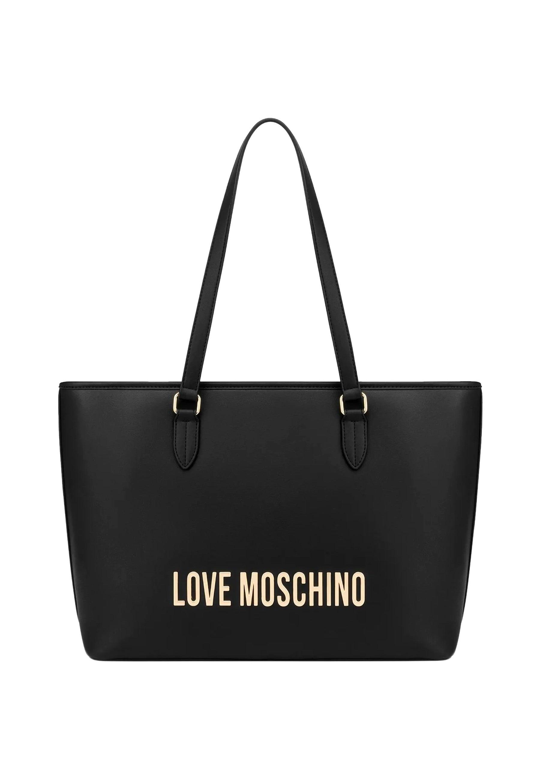 LOVE MOSCHINO Borsa Tote Large Nero JC4190PP0HKD0000 - Sandrini Calzature e Abbigliamento