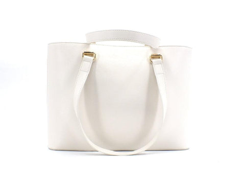 LOVE MOSCHINO Borsa Tote Logo Embossed Avorio JC4056PP1ELL0110 - Sandrini Calzature e Abbigliamento