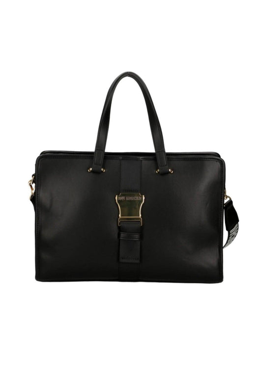 LOVE MOSCHINO Borsa Tote Safety Nero Bianco JC4368PP0FKH1100A - Sandrini Calzature e Abbigliamento