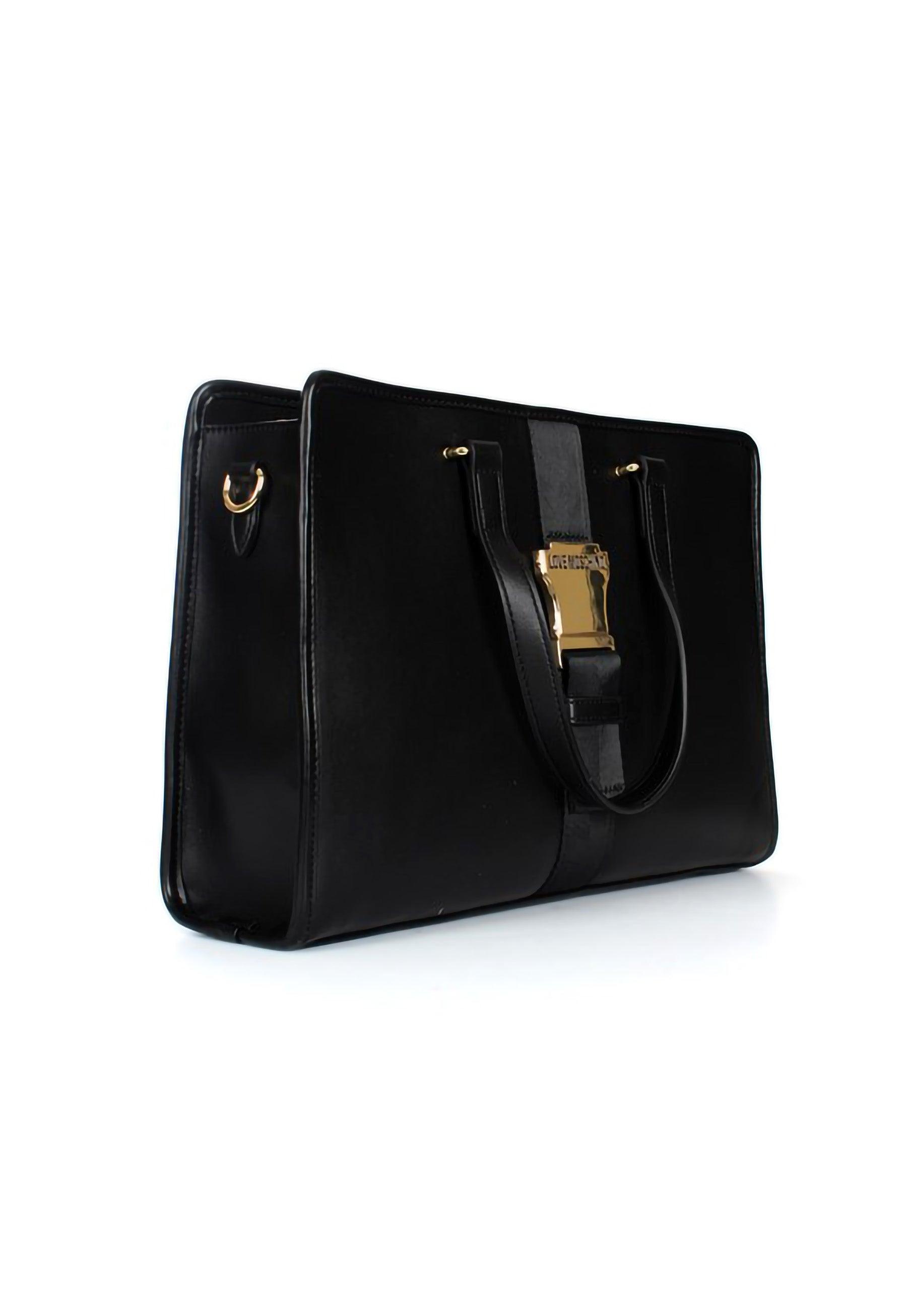LOVE MOSCHINO Borsa Tote Safety Nero Bianco JC4368PP0FKH1100A - Sandrini Calzature e Abbigliamento