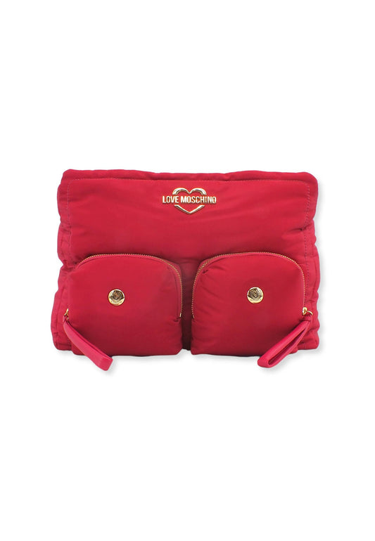 LOVE MOSCHINO Borsa Tote Zip Nylon Donna Rosa Fuxia JC4056PPFLE160A - Sandrini Calzature e Abbigliamento
