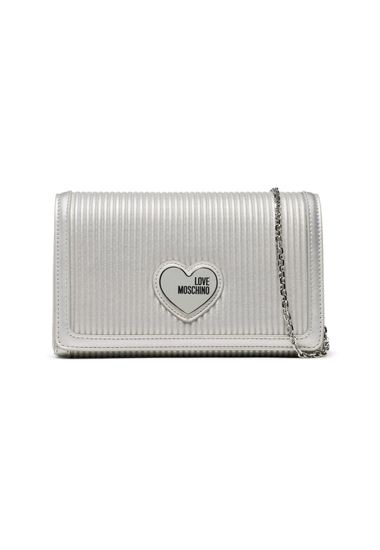 LOVE MOSCHINO Borsa Tracolla Argento JC4080PP1GLA1902 - Sandrini Calzature e Abbigliamento