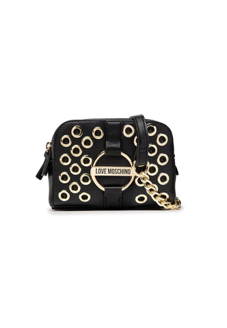 LOVE MOSCHINO Borsa Tracolla Borchie Eyelets Nero JC4344PP0FKD0000 - Sandrini Calzature e Abbigliamento