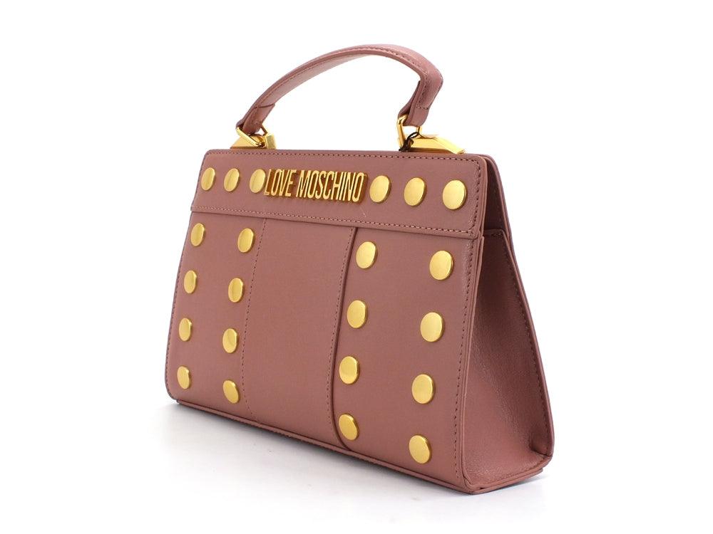 LOVE MOSCHINO Borsa Tracolla Borchie Rosa Antico JC4219PP1DLM0611 - Sandrini Calzature e Abbigliamento