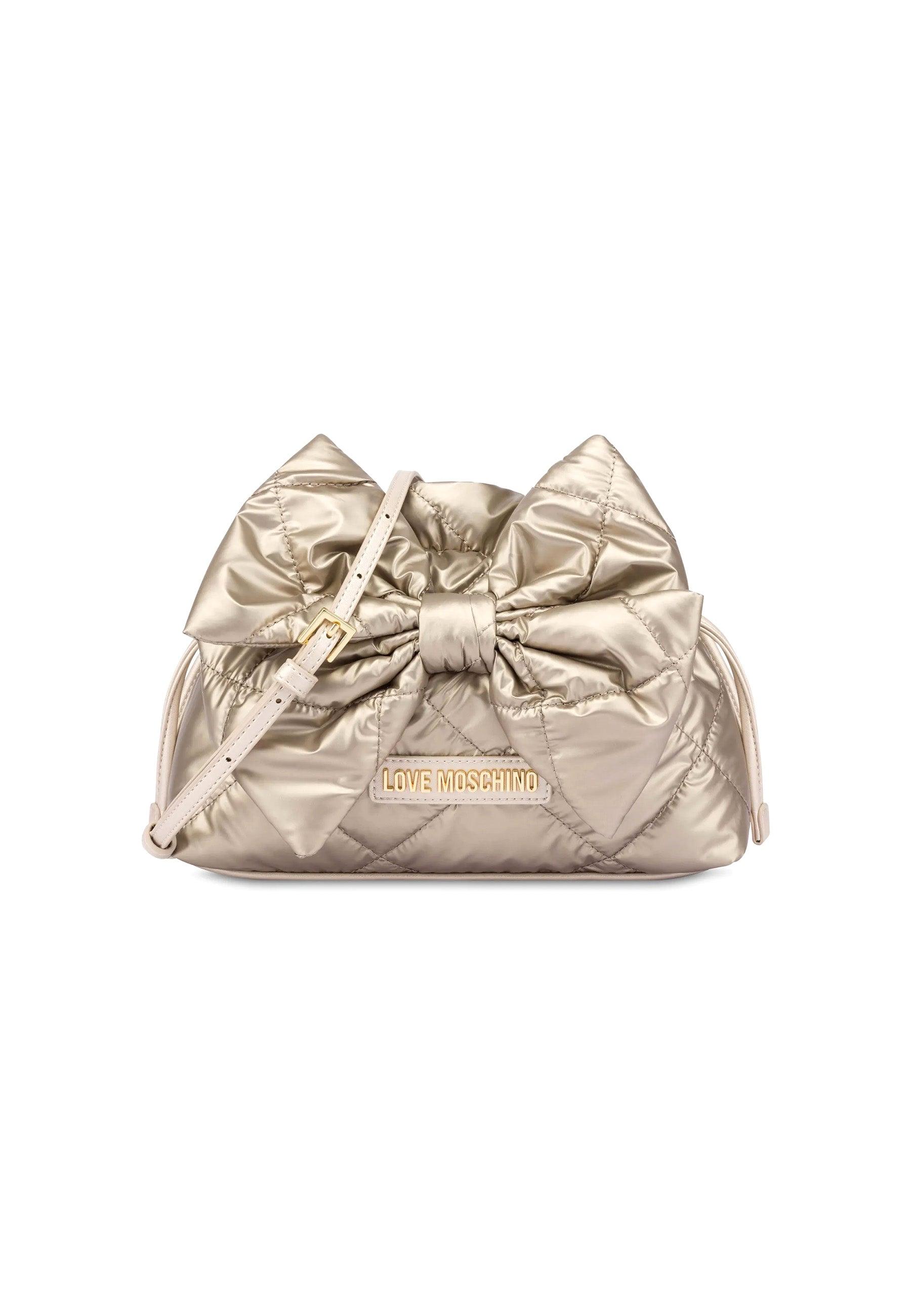 LOVE MOSCHINO Borsa Tracolla Bucket Oro JC4280PP0HKP190A - Sandrini Calzature e Abbigliamento