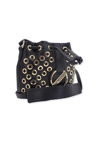 LOVE MOSCHINO Borsa Tracolla Buket Nero Oro JC4342PP0FKD0000 - Sandrini Calzature e Abbigliamento