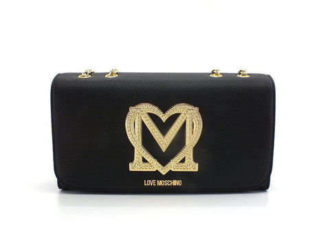 LOVE MOSCHINO Borsa Tracolla Catena Logo Nero JC4379PP0EKM0000 - Sandrini Calzature e Abbigliamento