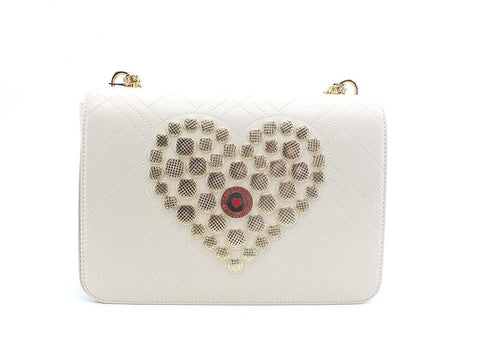 LOVE MOSCHINO Borsa Tracolla Clutch Cuore Avorio JC4070PP1ELP0110 - Sandrini Calzature e Abbigliamento