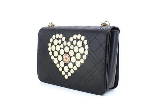 LOVE MOSCHINO Borsa Tracolla Clutch Cuore Nero JC4070PP1ELP0000 - Sandrini Calzature e Abbigliamento