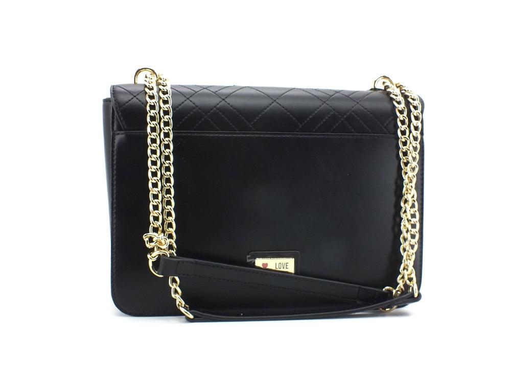 LOVE MOSCHINO Borsa Tracolla Clutch Cuore Nero JC4070PP1ELP0000 - Sandrini Calzature e Abbigliamento