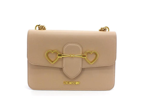 LOVE MOSCHINO Borsa Tracolla Clutch Cuori Nude JC4075PP1ELC0107 - Sandrini Calzature e Abbigliamento