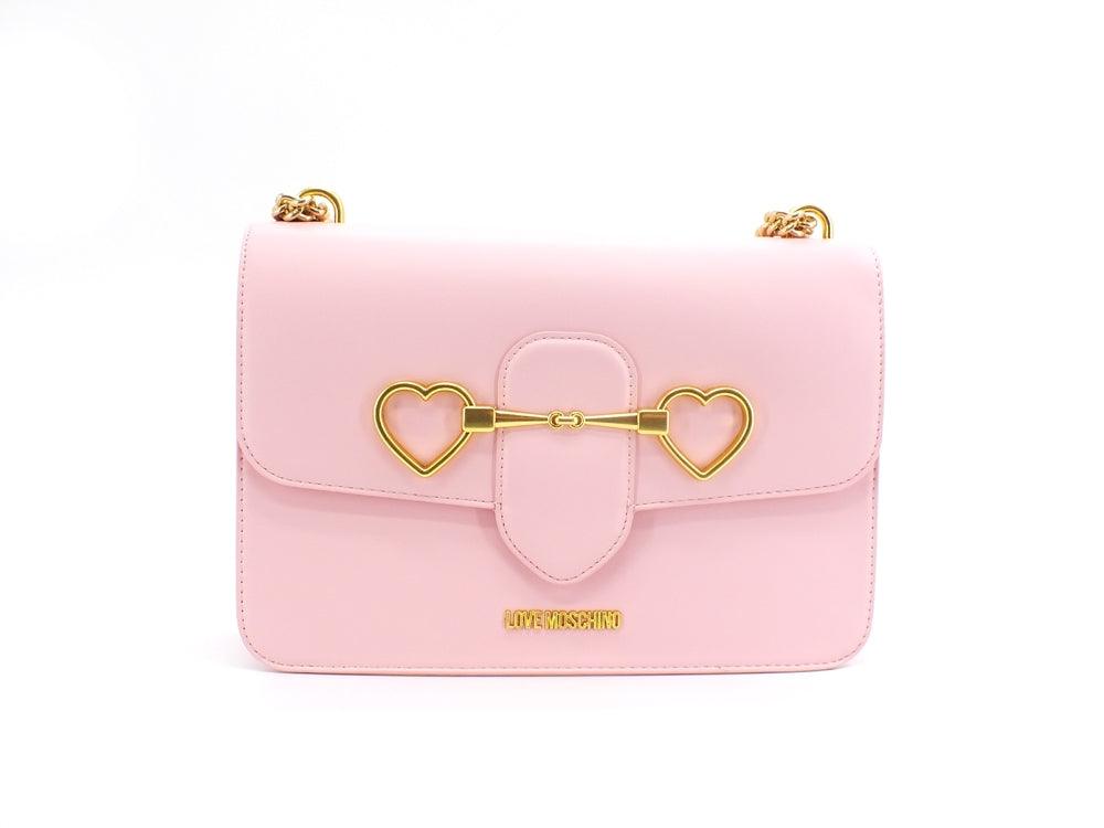 LOVE MOSCHINO Borsa Tracolla Clutch Cuori Rosa JC4075PP1ELC0600 - Sandrini Calzature e Abbigliamento