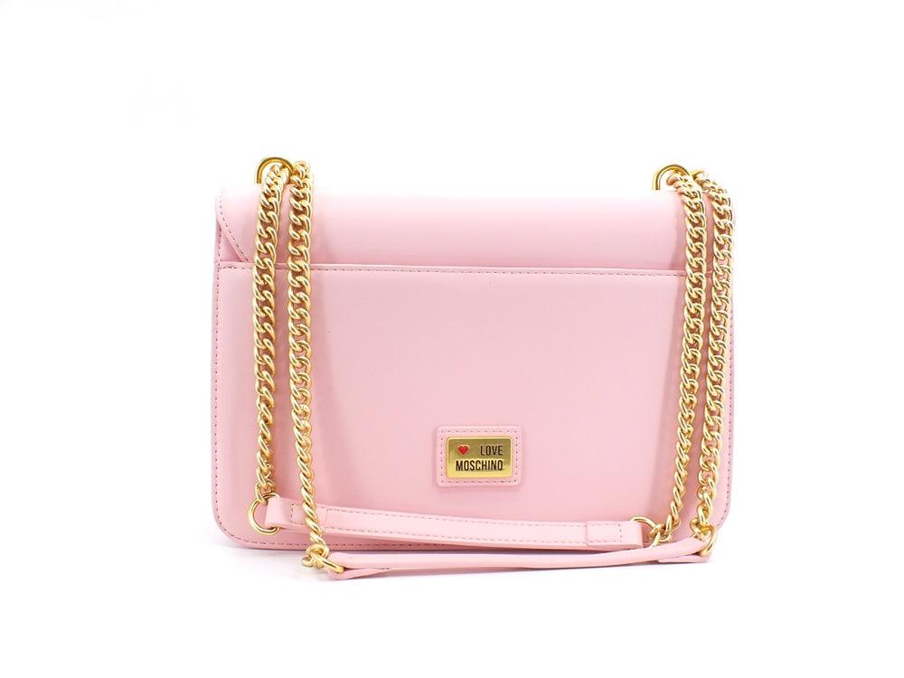 LOVE MOSCHINO Borsa Tracolla Clutch Cuori Rosa JC4075PP1ELC0600 - Sandrini Calzature e Abbigliamento
