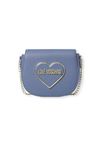 LOVE MOSCHINO Borsa Tracolla Crossbody Logo Cuore Blu DenimJC4145PP1FLR0707 - Sandrini Calzature e Abbigliamento