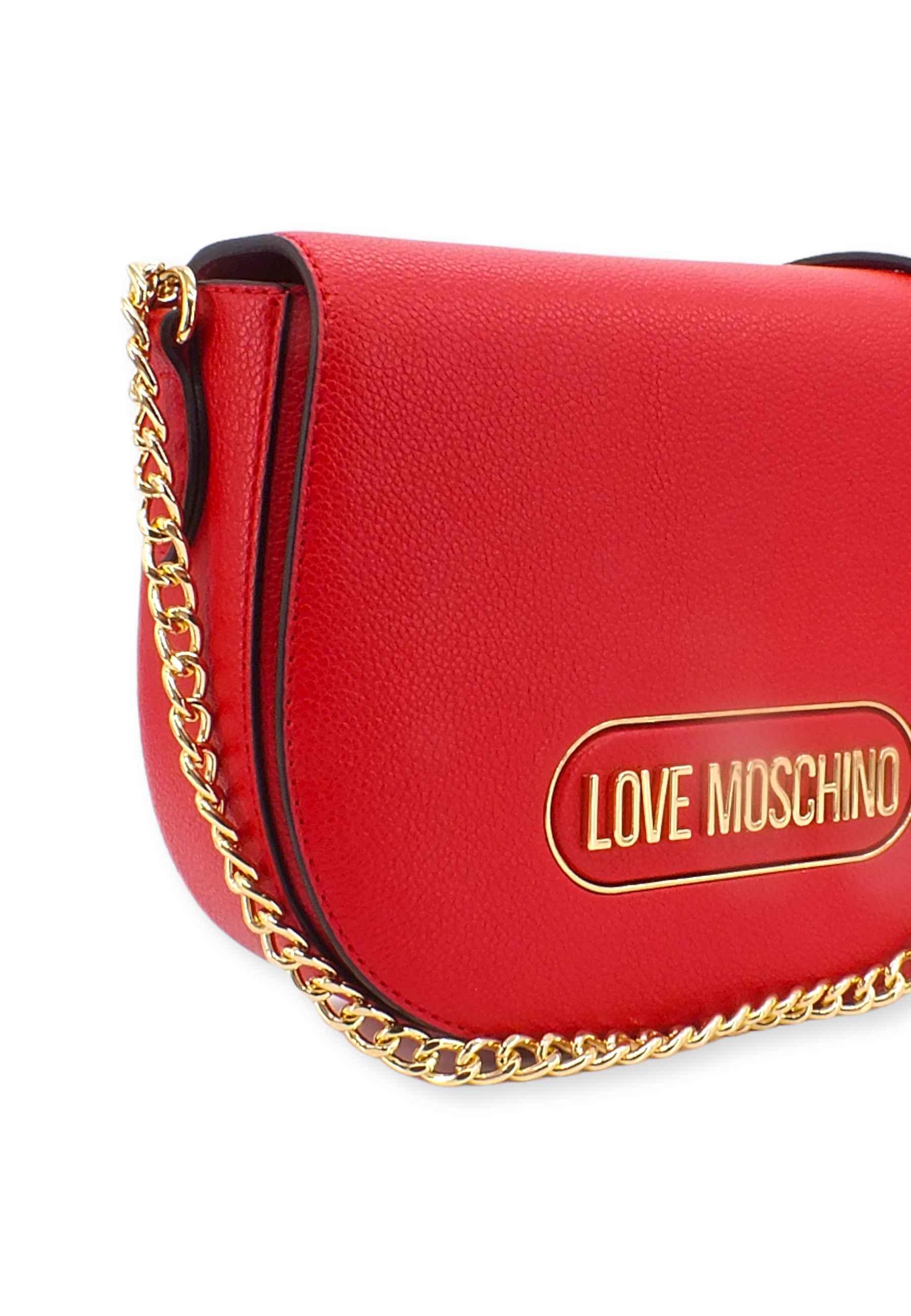 LOVE MOSCHINO Borsa Tracolla Crossbody Rosso JC4406PP0FKP0500 - Sandrini Calzature e Abbigliamento