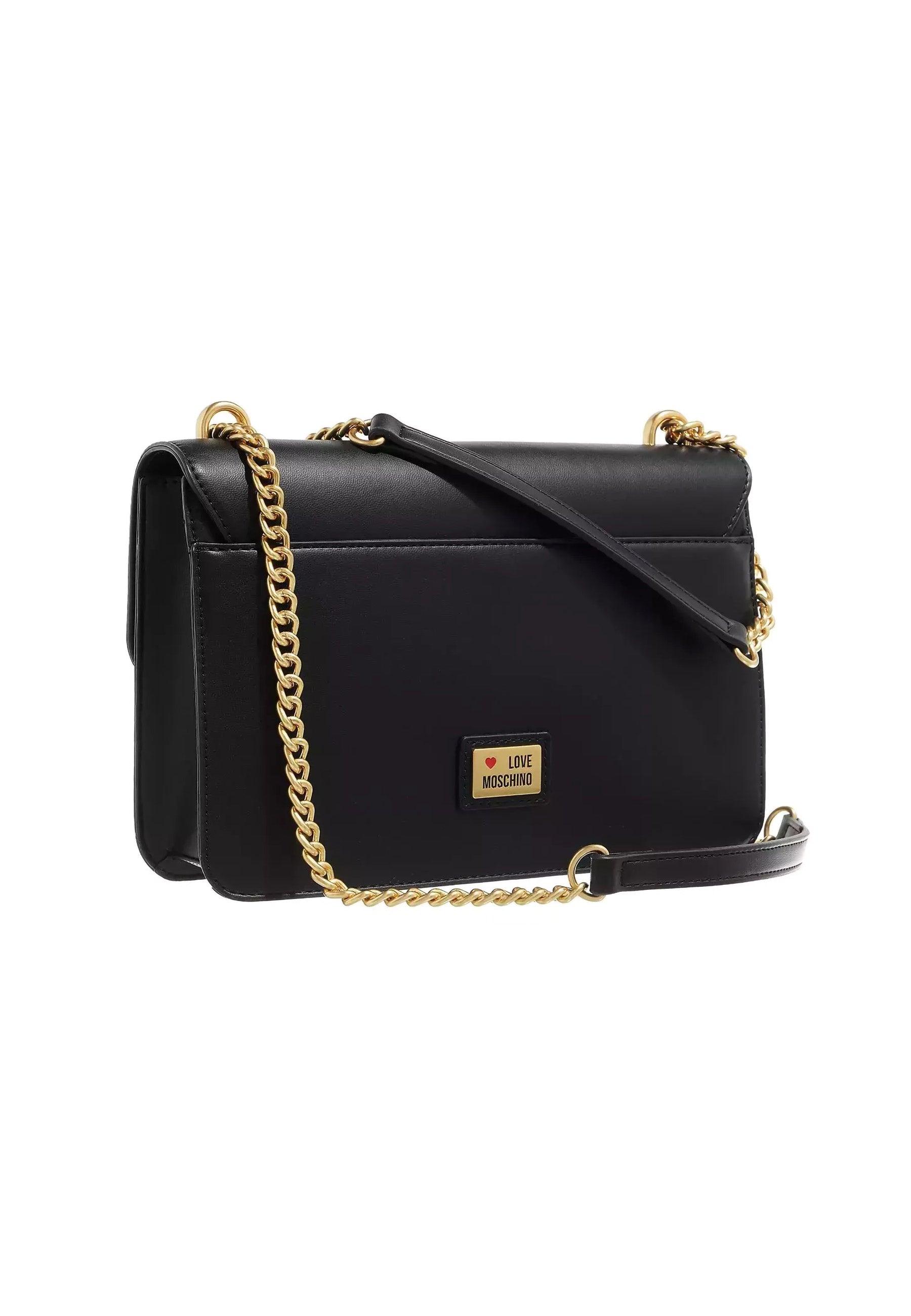 LOVE MOSCHINO Borsa Tracolla Cuori Nero JC4075PP1HLC0000 - Sandrini Calzature e Abbigliamento