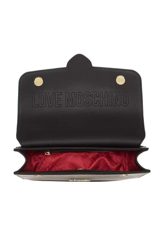 LOVE MOSCHINO Borsa Tracolla Cuori Nero JC4075PP1HLC0000 - Sandrini Calzature e Abbigliamento