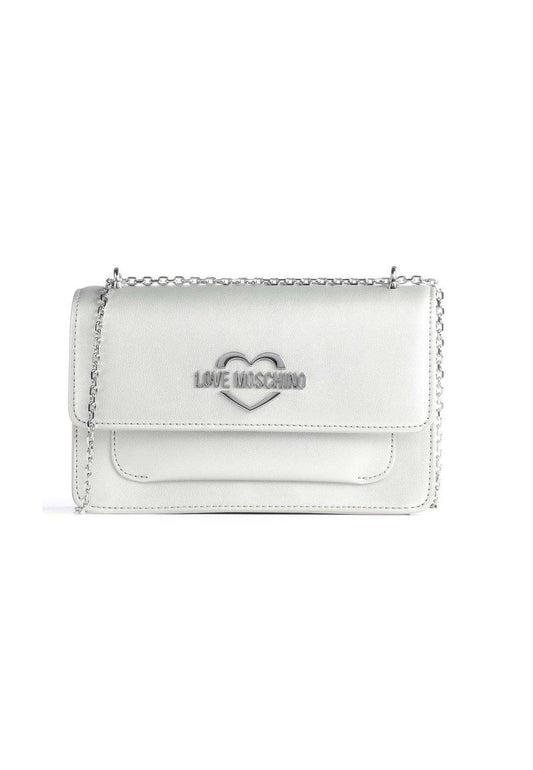 LOVE MOSCHINO Borsa Tracolla Donna Lamè Argento JC4096PP1FLM0902 - Sandrini Calzature e Abbigliamento