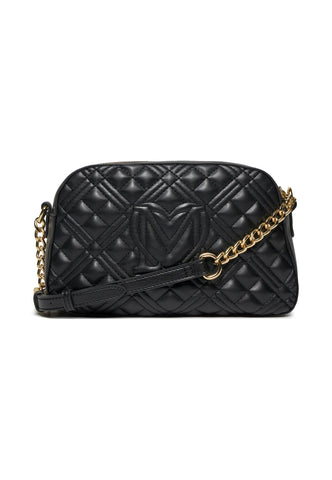 LOVE MOSCHINO Borsa Tracolla Donna Nero Gold JC4013PP1ILA0000 - Sandrini Calzature e Abbigliamento