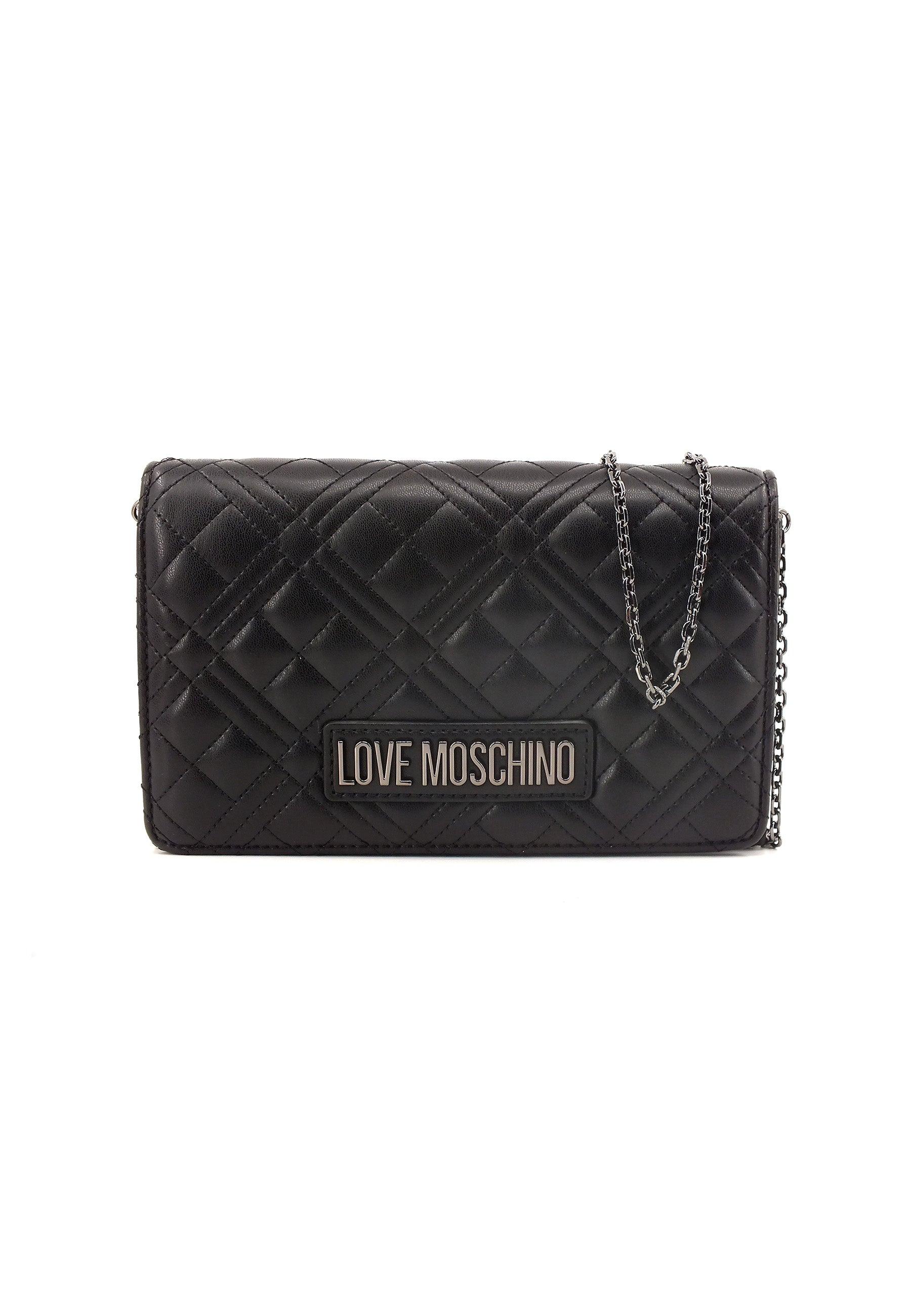 LOVE MOSCHINO Borsa Tracolla Nero Canna di Fucile JC4079PP0HLA000A - Sandrini Calzature e Abbigliamento