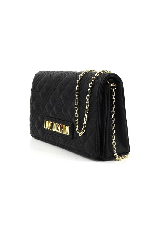 LOVE MOSCHINO Borsa Tracolla Nero Oro JC4079PP1ILA0000 - Sandrini Calzature e Abbigliamento