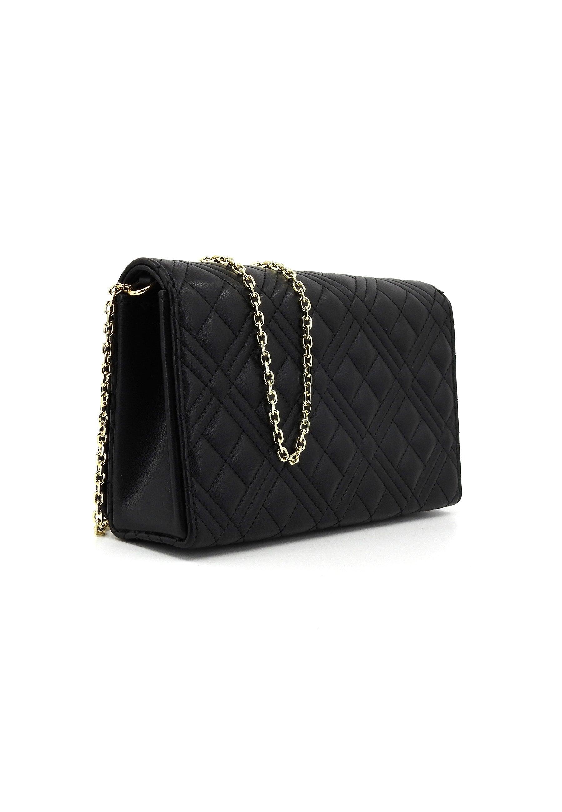 LOVE MOSCHINO Borsa Tracolla Nero Oro JC4079PP1ILA0000 - Sandrini Calzature e Abbigliamento