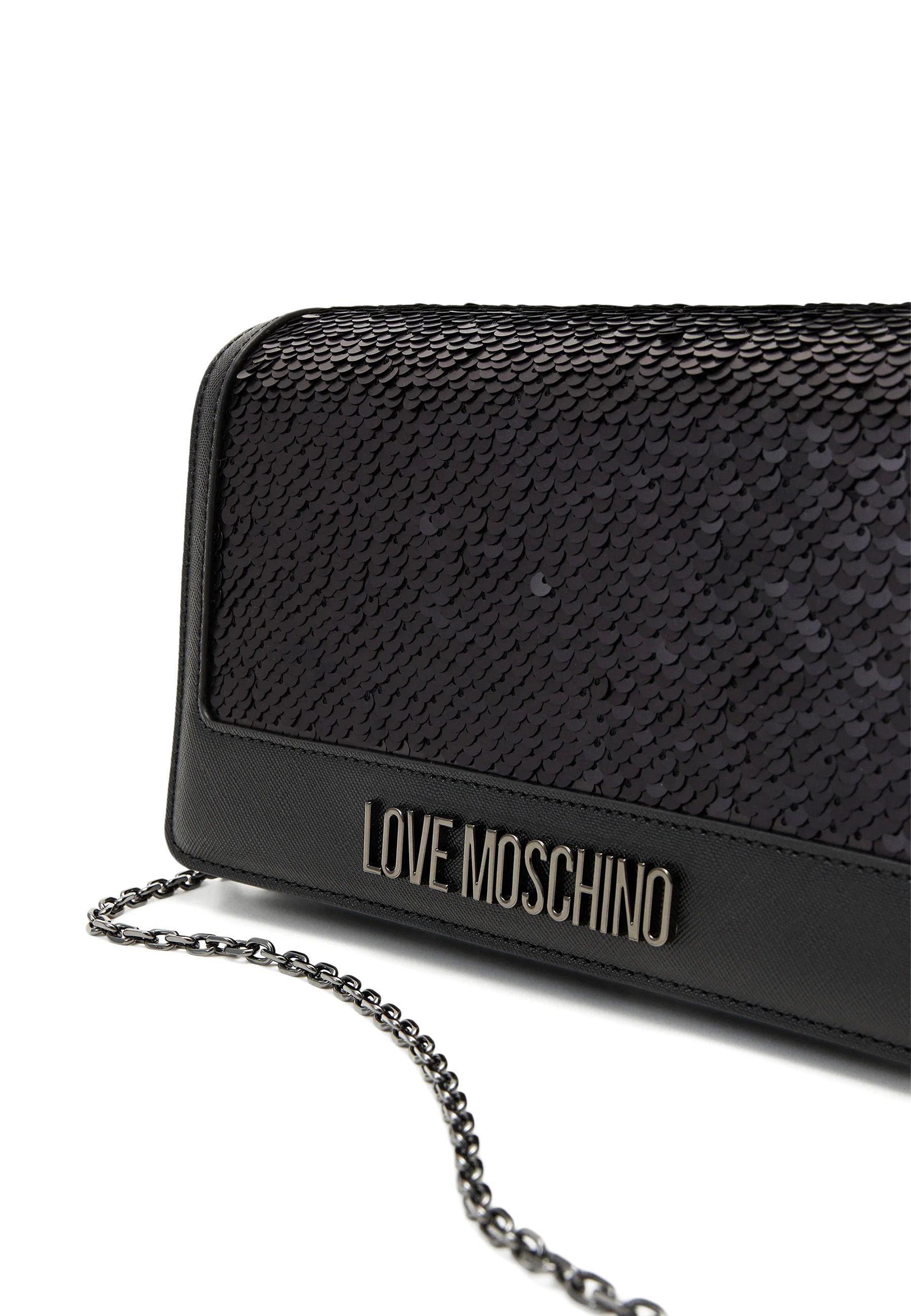 LOVE MOSCHINO Borsa Tracolla Paillettes Nero JC4279PP0HKO100A - Sandrini Calzature e Abbigliamento