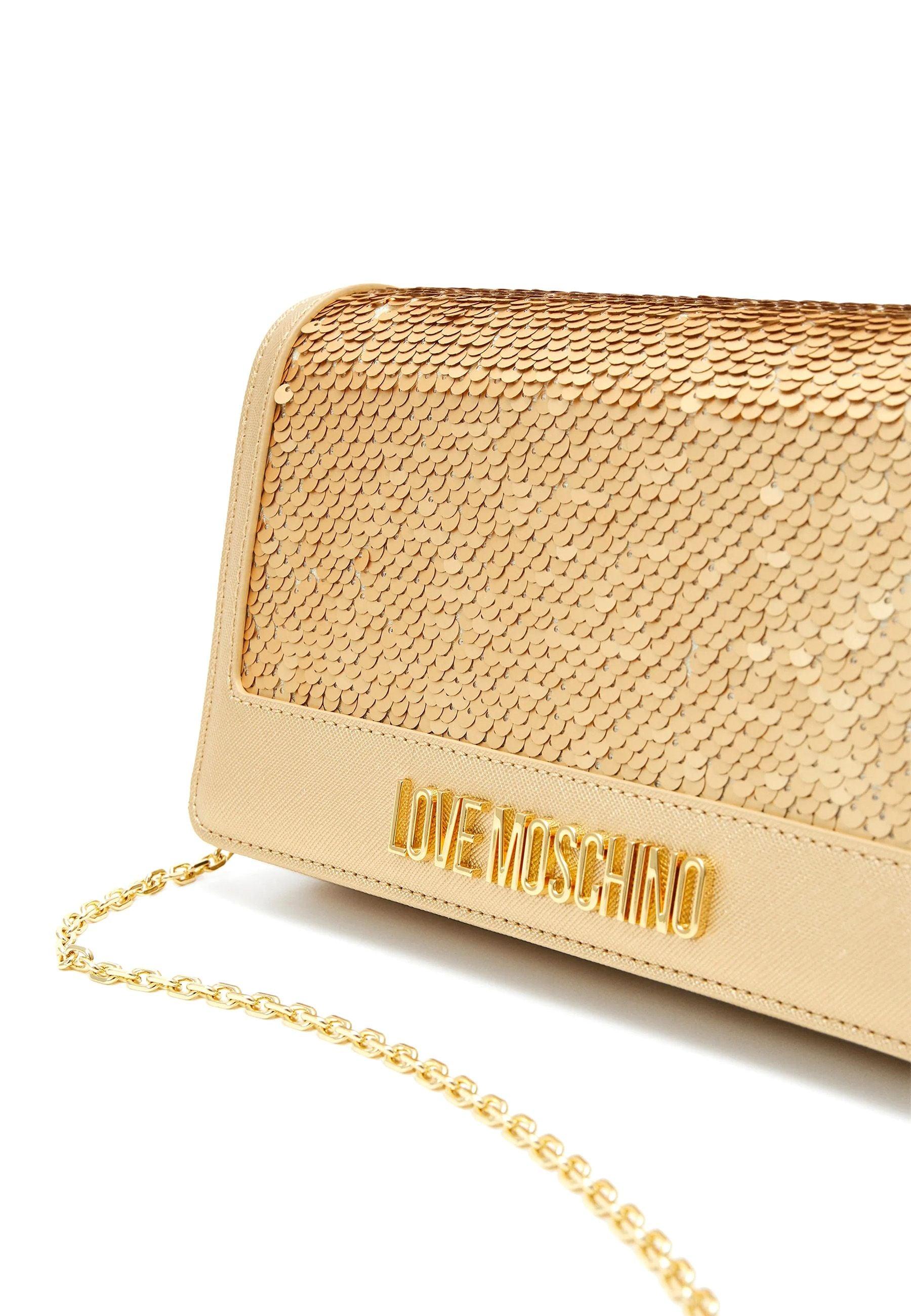 LOVE MOSCHINO Borsa Tracolla Paillettes Oro JC4279PP0HKO190A - Sandrini Calzature e Abbigliamento
