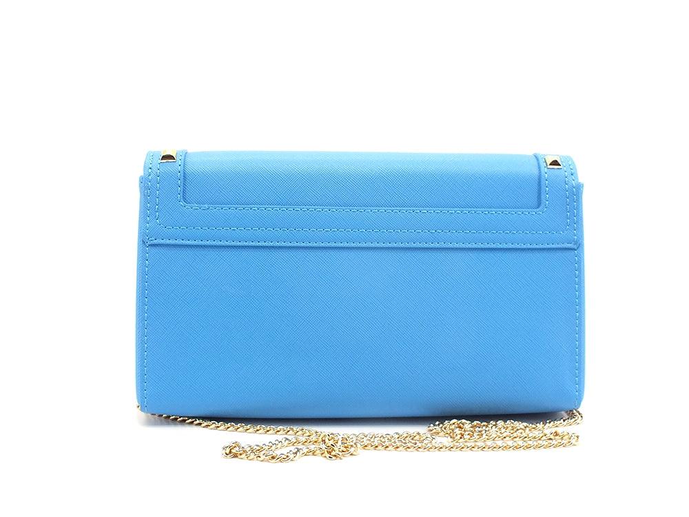 LOVE MOSCHINO Borsa Tracolla Pochette Cuore Blu Oceano JC4277PP0EKG0753 - Sandrini Calzature e Abbigliamento