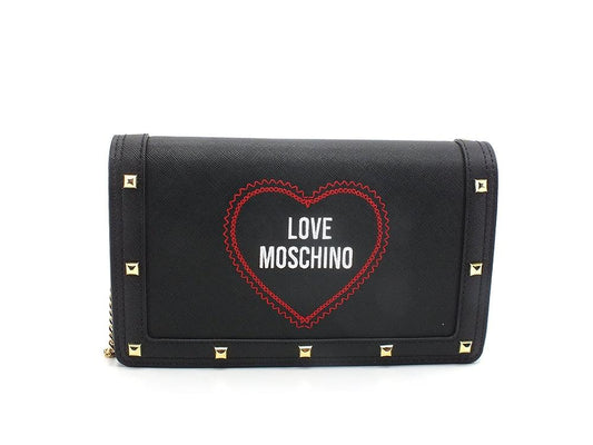 LOVE MOSCHINO Borsa Tracolla Pochette Cuore Nero JC4277PP0EKG0000 - Sandrini Calzature e Abbigliamento