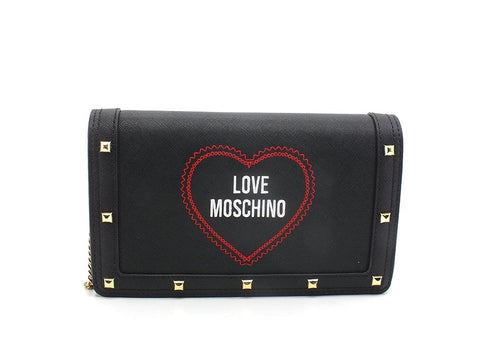 LOVE MOSCHINO Borsa Tracolla Pochette Cuore Nero JC4277PP0EKG0000 - Sandrini Calzature e Abbigliamento