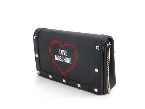 LOVE MOSCHINO Borsa Tracolla Pochette Cuore Nero JC4277PP0EKG0000 - Sandrini Calzature e Abbigliamento