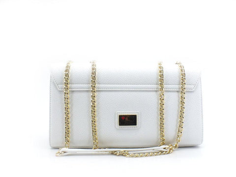 LOVE MOSCHINO Borsa Tracolla Pochette Logo Bianco JC4379PP0EKM0100 - Sandrini Calzature e Abbigliamento