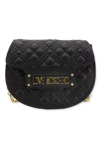 LOVE MOSCHINO Borsa Tracolla Saddle Nero JC4322PP0FLA0000 - Sandrini Calzature e Abbigliamento