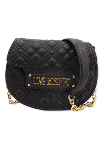 LOVE MOSCHINO Borsa Tracolla Saddle Nero JC4322PP0FLA0000 - Sandrini Calzature e Abbigliamento