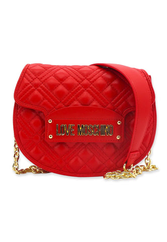 LOVE MOSCHINO Borsa Tracolla Saddle Rosso JC4322PP0FLA0500 - Sandrini Calzature e Abbigliamento